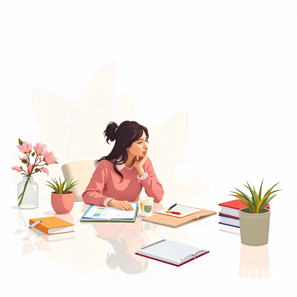 Actualités rédaction web : illustration rédactrice web